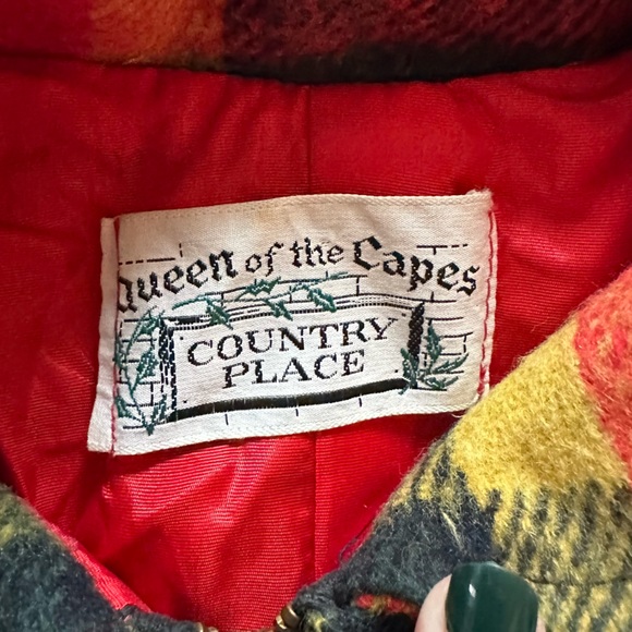 RARE!!! 60s Beautiful. Unique Queen of the Capes Country Place Jacket Cape - Picture 5 of 13